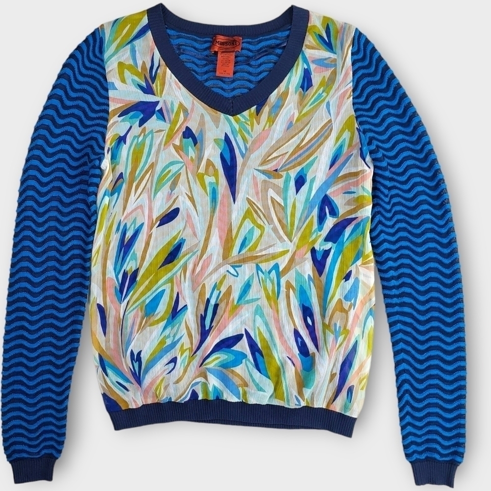 Missoni for Target V Neck Sweater Medium - Picture 3 of 13